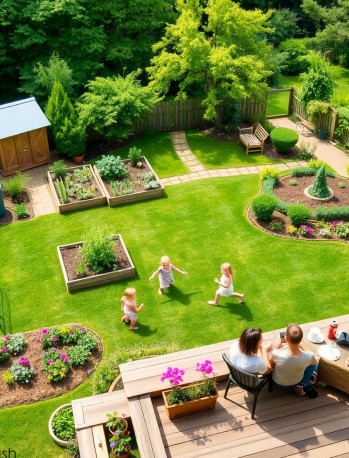 Strandkorb im Garten optimal positionieren