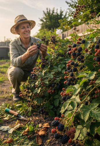 Brombeeren ohne Stacheln